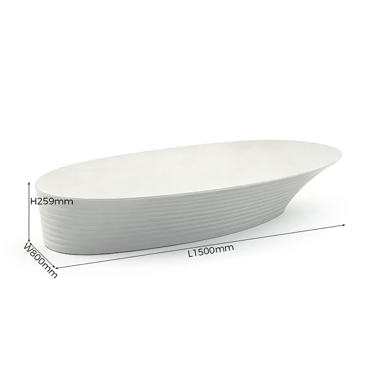 Flowing Curve FRP Lounge Seating