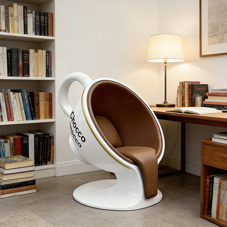 Fiberglass Coffee Cup Chair